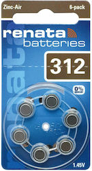 Renata 0101140013 Hörgerätebatterien 312 1,45V Renata 0101140013 Hörgerätebatterien 312 1,45V