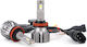 Heleco Car Lamps H11 Canbus LED 6500K Cold White 12-24V 90W 2 Pieces