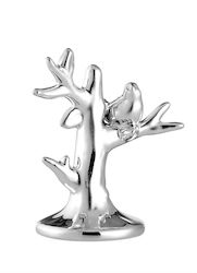 Ceramic Decorative Tree Silver 10x12cm