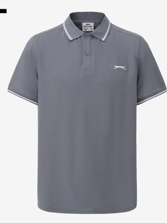 Slazenger Polo Μπλούζα Κοντομάνικη Γκρι