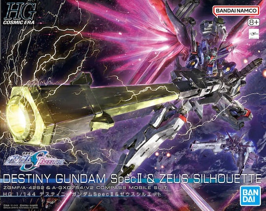 Hg 1/144 Destiny Gundam Spec Ii și Silueta Zeus