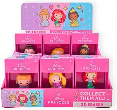 Erasers 3d Disney Princesses 5 Designs 25247 8719668039308