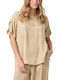 Damen Bluse Beige