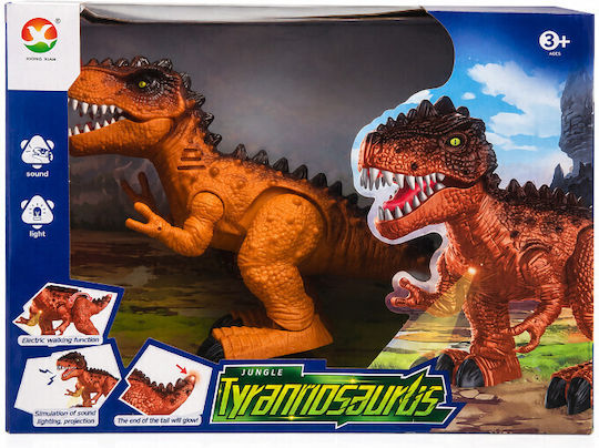 Action Figure Dinosaur with Sounds and Light for Ages 3+