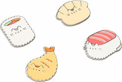 Set 4 Insigne Pusheen Sushi Roll