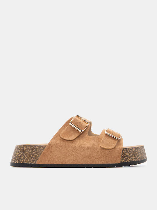 Luigi Sandale Casual Damă Flatforme Maro