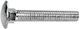 Inox Carriage Bolt with Diameter M6 and Length 16mm 603