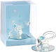 Christening Favor with Glass Box from Glass 12 Pieces