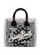 Straw Women's Tote Bag Black