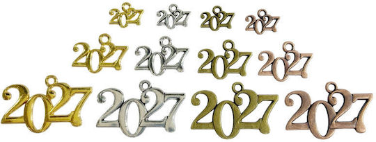 Metal Hanging 2027 2.25cm x 1.7cm 0621627 Includes 50 Pieces Silver