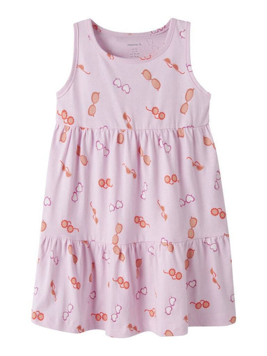 Name It Παιδικό Φόρεμα Αμάνικο Light Pink