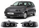Car Bulbs Angel Eyes Front Fiat Punto 176 1993-1999 Black Lpfi09