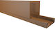1431.22 1431.22 20xh13mm Self-Adhesive Channel Walnut Pack of 92 Pieces