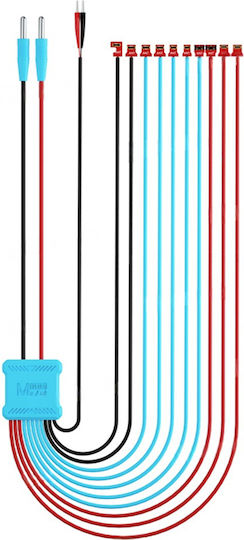 MaAnt Starter Kabel Iphone 6 bis 16 Pro Max Modell M076 Anti-Verstopfung Blau Rot