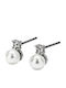 Verame Silver Earrings with Stones and Pearls