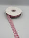 Geprüft Karierte Fuchsia Länge 25m