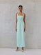 Maxi Dress for Wedding - Christening Pistachio