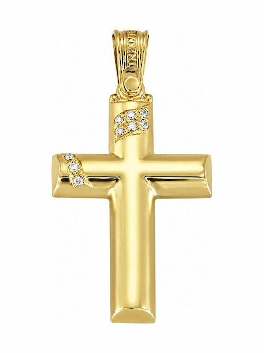 Triantos Women's Gold Cross 14K Without Chain