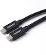 Doppeltes USB Typ-C Kabel Thunderbolt 4 Fusiondock Max 1 1,2 m Ivanky