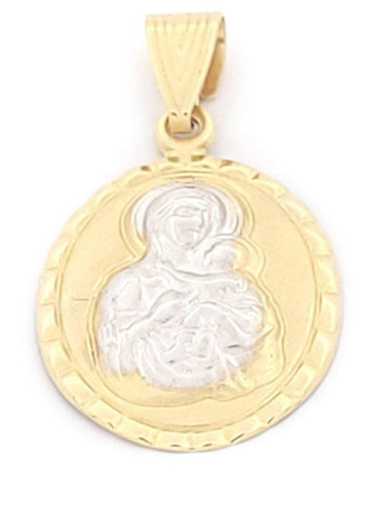 Charm Talisman Göttliche Mutter aus 14K Gold