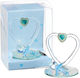 Christening Favor With Glass Box 12 Pieces