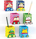 Christening Favor with Wooden Pencil Holder 9 Pieces