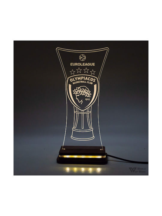 World of Wood Decorative Table Lamp Olympiacos ...