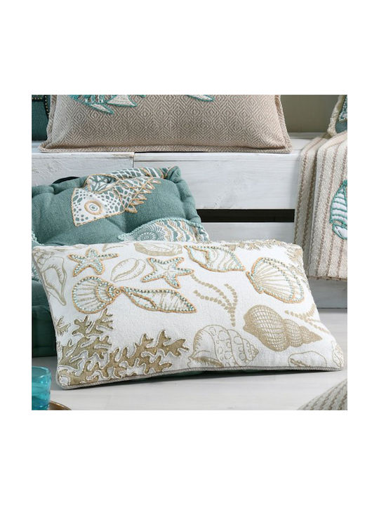 Μαξιλάρι Καναπέ S-f Barbade Blanc 35x50εκ.