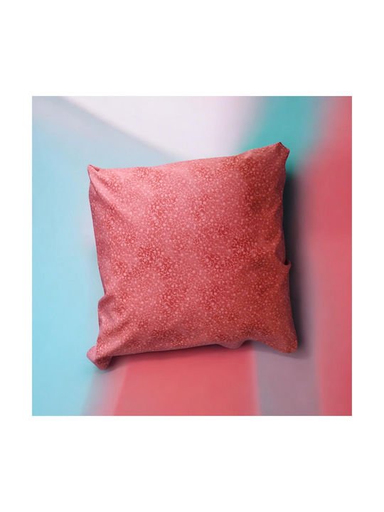 Oxygen Διακοσμητική Μαξιλαροθήκη Red & Peach 45x45εκ.