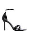 Sandale Elegante Damă De Piele Negre