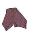 Ascot Men's Silk Tie Printed in Red Color