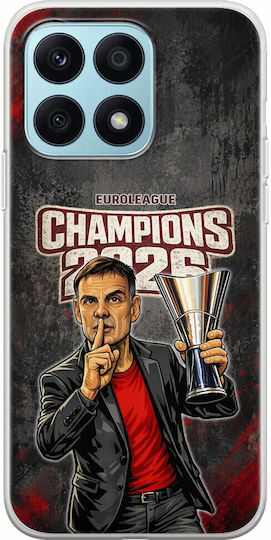 Калъф Kings Europe 2026 Coach B Honor X8a Гъвкав TPU Прозрачен Силикон