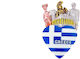 Dekorative Magnete Herz Griechische Flagge Greece Figuren 5,5x9cm Im Set 6 Stück