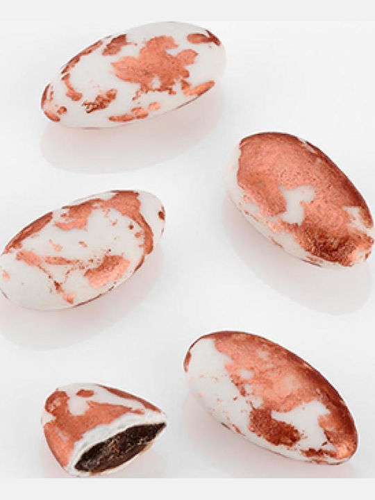 Wedding / Christening Sugared Almonds in Standard Shape with Chocolate Flavour White 4000gr