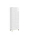 Wall Living Room Cabinet Made of Particle Board White 66x34.5x90cm