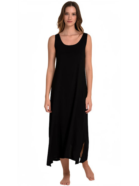 Zen by Daisy Women's Maxi Beach Dress Black