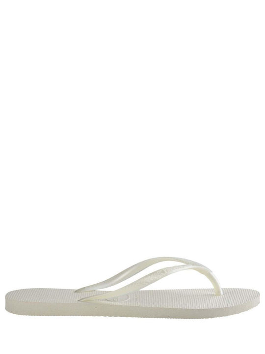 Havaianas Slim Σαγιονάρες σε Λευκό Χρώμα