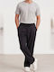 Trousers in Relaxed Fit Black
