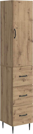 Dulap De Depozitare Din Lemn Cu 2 Sertare M33xL34.5xÎ90cm