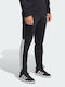 Sereno Men's Sweatpants with Elastic Black White