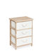 Wooden Storage Drawers L40xW29xH58cm