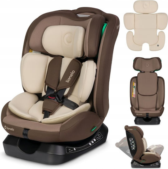 Lionelo Aart Car Seat i-Size with Isofix Beige Chocolate