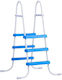 Vivatechnix Pooltreppe 80,5x79x120cm Silber