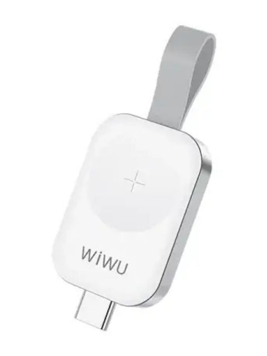Wiwu Magnetischer Kabelloser Tragbare Ladegerät für M16 Pro Weiß
