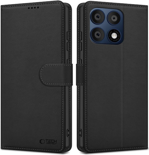 Tech-Protect Портфейл Изкуствена Кожа / Силикон Черен (Motorola Edge 70 Pro)