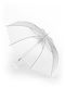 Compact White Umbrella