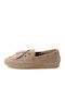 Damen Mokassins in Beige Farbe