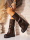 Damenstiefel Braun