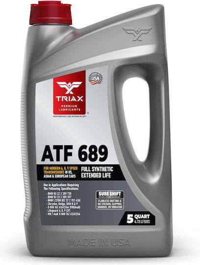Triax Atf 689 Ulei Complet Sintetic Pentru Transmisii Automate În 6, 8 Sau 9 Trepte 4,73 L