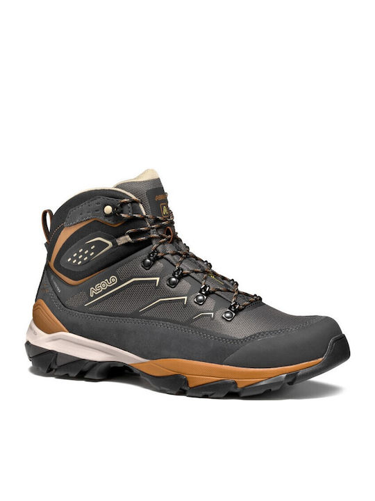 Asolo Men's Waterproof Hiking Boots with Gore-Tex Membrane Gray